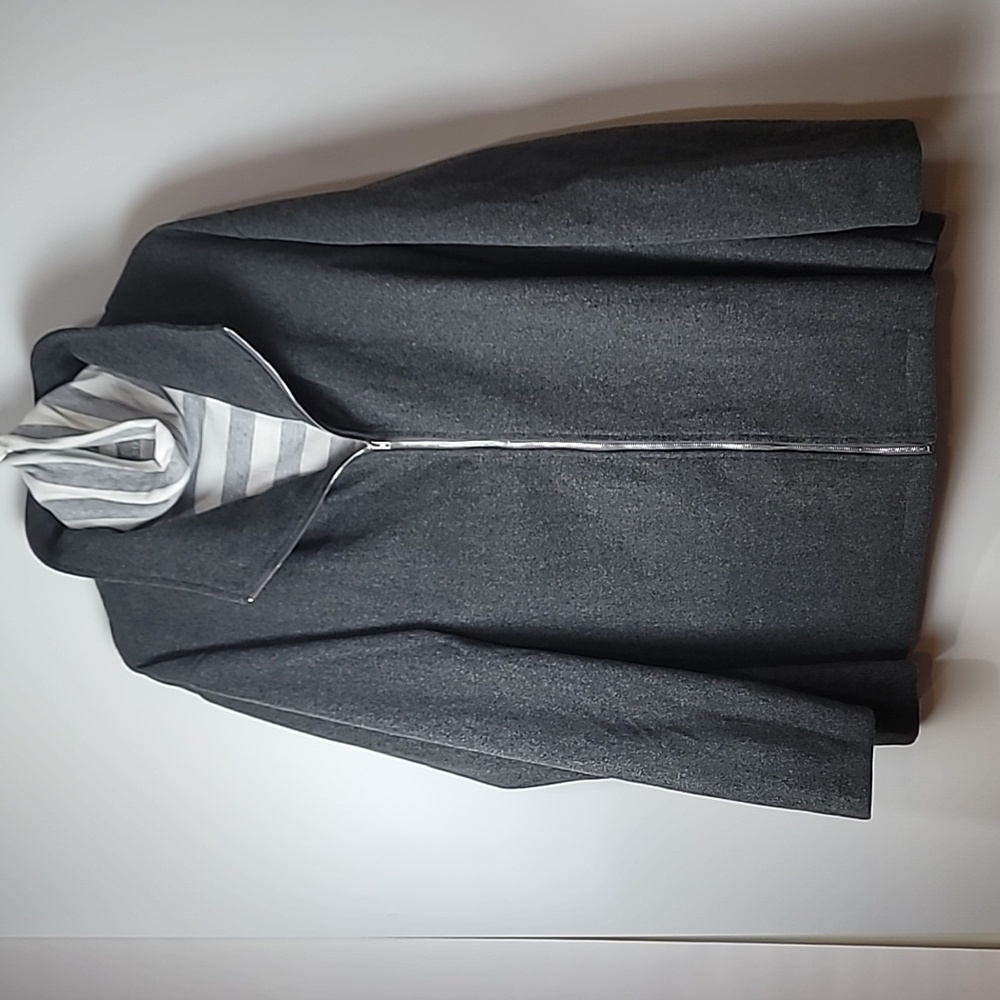 Emery🌹Rose Gray Full Zip-up Jacket 4XL - Picture 10 of 10